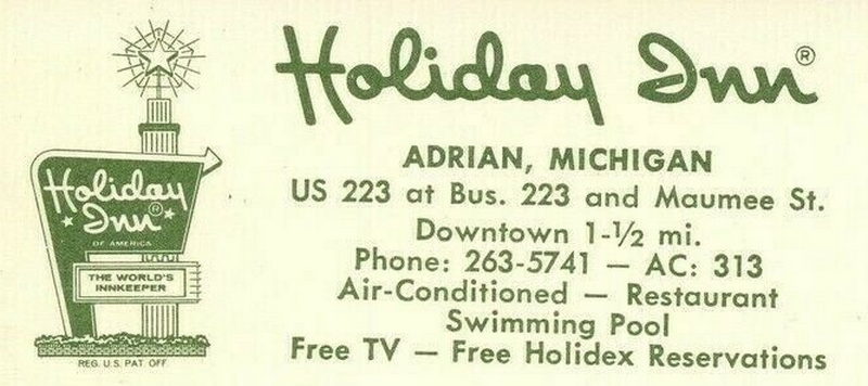 Adrian Inn - Holiday Inn (newer photo)